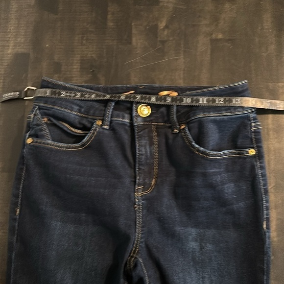 Seven Jeans Dark Wash Tummyless Ultra High rise Skinny Size 4 - Picture 7 of 9